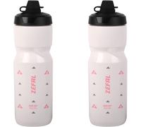 Kalanka-Pack Sense Soft 80 No-Mud - Lot De Deux Bidons Velo Et Vtt - Gourde Sport Souple Et Inodore - Bidon Eau Sans Bpa - Tetine Silicone - Blanc, 2 X 800 Ml