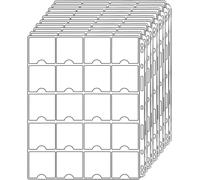 KALANKA-Pages de poche à monnaie pour 5 x 5 cm (2 "x 2") Coin Flips Supports de collecte de pièces standard à 9 trous 20 poches pour la plupart des tailles de pièces Oncle Paul CS38