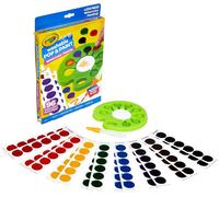 KALANKA-Palette de peinture lavable POP & Paint Comprend 96 puces de couleur jetables et un pinceau à eau rechargeable pour moins de désordre Ensemble de peinture aquarelle pour enfants à partir