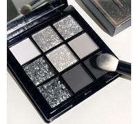 Kalanka-Palette Fards À Paupières 9 Couleurs Mat Pailleté Nacré Haute Pigmentation Waterproof Longue Tenue Mini Palette Yeux Pour Femme Débutants Voyage Cadeau Halloween