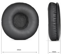KALANKA-Palumma Coussinets de rechange pour casque Jabra Biz 2300 USB Duo/Biz 2300 QD/Biz 2300 USB MS, coussin d'oreille en cuir protéiné à mémoire de forme, noir