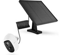 KALANKA-Panneau Solaire pour EZVIZ C3A Caméras de sécurité IP externes sans Fil Batterie Rechargeable,résistant aux intempéries,Montage réglable,Alimentation électriqueCâble 3,6m