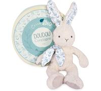 KALANKA-- Pantin Lapin - Doudou Bio - Blanc - 25 cm - DOUDOU BOTANIC BIO - DC3971