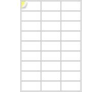 KALANKA-, Papier d'Étiquettes Adhésives A4 pour Adresses, 27 Étiquettes par Feuille, 100 Feuilles, 63.5 x 29.6mm (2700 Étiquettes)