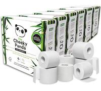 Kalanka-Papier Toilette En Gros 24 Rouleaux Papier Wc Lot (6 X 4 Rouleaux) 3 Epaisseurs Papier Hygi¿¿Nique Bambou