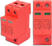 KALANKA-Parafoudre Photovoltaïque Protecteur, 2 Pièces 2P Foudre Ménage Dispositif Protection Montée Subite, Protection Contre Les surtensions la Foudre Basse Tension 2P 40KA(DC 500V)