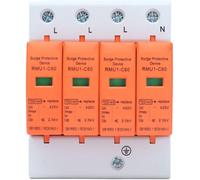 KALANKA-Parasurtenseur, Parafoudre à montage sur rail DIN Câblage pratique avec indicateur AC 420V RMU1¿C20/40/60(Imax¿60kA)