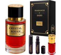 Kalanka-Parfum Crystal Rouge - - Ambre, Jasmin, Safran - Extrait De Parfum 50ml + Essence Pure 3ml + 2 E¿Chantillons Offert