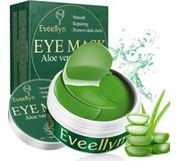Kalanka-Patch Yeux, Patch Anti Cernes Hydratant Anti-Âge À L'aloe Vera Naturell, Réduit Les Cernes, Poches, Pattes D'oie Et Rides 60 Pièces