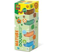 KALANKA- Pâte à Modeler Feel Good Nature 4 Pots de 90 g sans Gluten et Vegan Ne Sèche Pas Activité Créative et Ludique Couleur Naturelle Dès 1 an Pots Réutilisables et Refermables