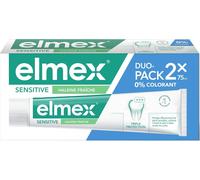Kalanka-- Pâte Dentifrice Elmex Sensitive Haleine Fraîche 0 % Colorants - Dents Sensibles, Gencives Douloureuses, Protection De L'email - 2 X 75 Ml