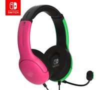 KALANKA-Pdp Gaming Lvl40 Stereo Casque avec Mic pour Nintendo Switch - Pc, Ipad, Mac, laptop Compatible - Noise Cancelling Microphone, Lightweight, Soft Compourt On Ear Headphones, 3.5 Mm Jack - Pink