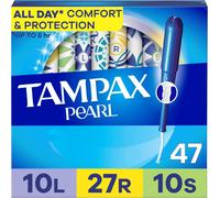 Kalanka-Pearl Plastic Triple Pack, Light/Regular/Super Absorbency, Unscented Tampons, 50 Count By