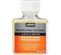 KALANKA-Pébéo ¿ Huile De Lin Raffinée 75 ML ¿ Diluant Peinture à Huile ¿ Huile de Lin Auxiliaire Pour Préparer Vos Couleurs ¿ Peinture à l¿Huile Pébéo - 75 ml