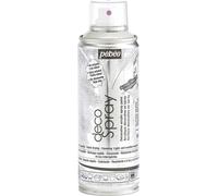 KALANKA-Pébéo - Peinture Acrylique en Spray - Pour la Décoration Multi Supports en Intérieur et Extérieur - Base Eau, Faible Odeur - 200 ml - Finition Pailleté - Coloris Argent Pailleté