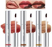 Kalanka-Peel Off Lip Liner Stain Set, 3pcs Crayon À Lèvres De Tatouage Longue Durée Avec Pince À Épiler, Peel Off De Teinture À Lèvres Imperméable À L¿Eau Avec Finition Mate (B, Pack Of 3)