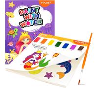 Kalanka-Peinture Avec Livres D'eau Pour Tout-Petits Papier De Peinture Aquarelle Enfants 1-4 Ans Cadeau Artisanat D'art Avec Pinceau - Sirène