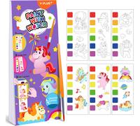 Kalanka-Peinture Avec Livres D'eau Pour Tout-Petits Papier De Peinture Aquarelle Enfants 1-4 Ans Cadeau Artisanat D'art Avec Pinceau - Mini Licorne
