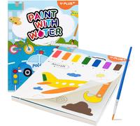 Kalanka-Peinture Avec Livres D'eau Pour Tout-Petits Papier De Peinture Aquarelle Enfants 1-4 Ans Cadeau Artisanat D'art Avec Pinceau - Trafic