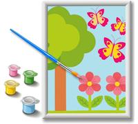 KALANKA-Peinture Numero Enfant Activité Manuelle Fille 5 6 7 8 9 10 11 Ans Bricolage Activite Loisir Creatif DIY Kit Créatifs Paint by Numbers Creation Fournitures Idee Cadeau Anniversaire Végétatif