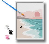 KALANKA-Peinture Numero Enfant Activité Manuelle Fille 5 6 7 8 9 10 11 Ans Bricolage Activite Loisir Creatif DIY Kit Créatifs Paint by Numbers Creation Fournitures Idee Cadeau Anniversaire Garcon Fro
