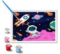 KALANKA-Peinture Numero Enfant Activité Manuelle Fille 5 6 7 8 9 10 11 Ans Bricolage Activite Loisir Creatif DIY Kit Créatifs Paint by Numbers Creation Fournitures Idee Cadeau Anniversaire Garcon Cos