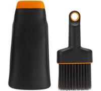 Kalanka-Pelle À Plantation Avec Brosse, Pelle À Plantation 20,6 Cm, Brosse 18 Cm, Résine Synthétique, Noir/Orange, 1071302