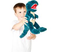 Kalanka-Peluche 100% Recyclée, T-Rex (28cm De Long) Douce, Câline, Écologique Collection D'animaux Pour Nouveau-Né Premier Enfant