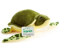 KALANKA-Peluche 100% Recyclée Tortue de Mer Verte (30cm de Largeur) Collection d'animaux Doux, Câlins et Écologiques pour Nouveau-né Premier Enfant