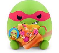 KALANKA-Peluche 35 cm édition Tortues Ninja de ZURU, Peluche Ultra-Douce et Squishy de 35 cm Tortues Ninja avec Accessoire Snack Pizza.