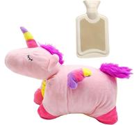Kalanka-Peluche Bouillotte Licorne 1 Litre, Bouillotte Enfant Peluche Douce, Amovible Pour Le Nettoyage, S¿¿Curit¿¿ Et Antid¿¿Flagrant, Cadeaux Adapt¿¿S Aux Enfants, ¿¿ La Famille Et Aux Amis