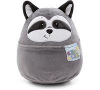 KALANKA-Peluche Chill- Raton Laveur 20cm - Peluche raton laveur avec queue pour filles, garçons & bébés, Peluche câline - 49884