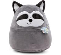 KALANKA-Peluche Chill- Raton Laveur 30cm - Peluche raton laveur avec queue pour filles, garçons & bébés, Peluche câline - 49890