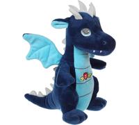 KALANKA-Peluche - Dragon sonore, Bleu 17 cm