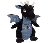 KALANKA-Peluche - Dragon sonore, Noir 17 cm
