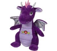 KALANKA-Peluche - Dragon sonore, Violet 17 cm