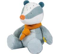 Kalanka-Peluche En Polyester, Peluche Blaireau Felix Comme Compagnon De Route Dès La Naissance, Env. 32 Cm, Felix Et Leo, Bleu Clair