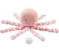 KALANKA-Peluche Musicale Poulpe, Mélodie La-Le-Lu, pour Nouveaux-Nés et Bébés Prématurés, 23 cm, Lapidou, Vieux Rose/Rose Clair 877596