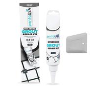 KALANKA-PentaUSA Joint Carrelage - Colle Carrelage, Joint Salle de Bain, Remplissage Répare et Renouvelle, Mortier Pour du Carrelage, Kit Reparation Carrelage - Avec Spatule (250g - Gris)