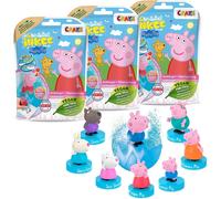 KALANKA-PEPPA PIG - Pack de 3x Bombes de bain enfant, Boules de bain Surprise avec figurine Peppa Pig à l'intérieur - Parfum Sorbet Fraise, testé dermatologiquement