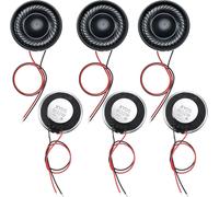 KALANKA-Petits Haut-Parleurs 2 W 8 Ohms à Aimant Interne Rond - Coque Métallique Micro pour Mini DVD, EVD, Multimédia