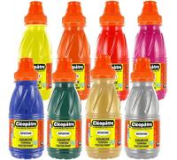 KALANKA-- PGN250X8B - Peinture Gouache Néfertari Premium - Assortiment de couleurs - Lot de 8 Flacons 250 ml