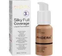 Kalanka-Phoera Fond De Teint,Phoera Foundation,Imperméable Professional Makeup Fond De Teint Liquide Couvrant Tenue 24h - Matte & Poreless Finish (106 - Warm Sun)