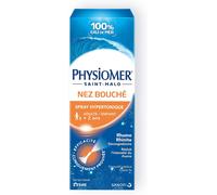 Kalanka-Physiomer Spray Hypertonique - Nez Bouché - Dispositif Médical - Spray Nasal 100% Eau De Mer À Partir De 2 Ans ¿ Spray Format 135 Ml - Décongestionne Et Réduit L'intensité Du Rhume ¿ Sans Con