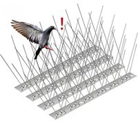 Kalanka-Pic Anti-Pigeon En Acier Inoxydable 1 Mètres, Pack De 4 Pique Anti-Oiseaux Pour Effrayer Pigeons, Corbeaux, Moineaux, Chats, Respectueux Des Animaux Pic Anti Oiseaux