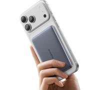 Kalanka-Picogo Am41 Powerbank, Ultra Slim 5000mah Magsafe Powerbank, Charge Rapide Pd 20 W, Portable, Batterie Externe Magnétique Sans Fil Avec Câble Usb-C Pour Iphone 17/16/15/14/13/12, Gris Espace