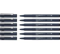 Kalanka-Pictus Lot De 6 Feutres Fins Noir Épaisseur De Trait 0,3 Mm