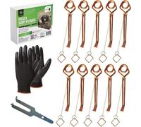 Kalanka-Pièges A Taupes Putange Pour Campagnol Ou Rat Taupier (Lot De 10). Accessoires Anti Taupe Contre Les Rongeurs. Nul Besoin De Pétard Ou Repulsif Ultrason Pour Eliminer Les Nuisibles De Votre P