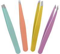 Kalanka-Pince À Épiler À Sourcils - Écharde De Précision, Anti-Points Noirs, Tiques Et Poils Du Visage - Professionnelle - En Acier Inoxydable - Pince À Épiler Inclinée Pour Poils Incarnés