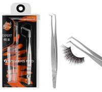 Kalanka-Pince Professionnelle Pour Extension De Faux Cils En Acier Inoxydable Expert 40/8